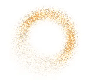 Abstract orange ring illustration representing stronger utilization.